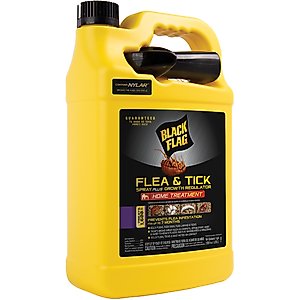Black Flag Flea & Tick Spray Growth Regulator Home Treatment, 128-fl oz bottle