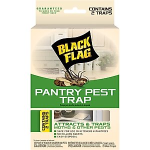 Black Flag Pantry Pest Glue Trap, 2 count