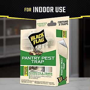 Black Flag Pantry Pest Glue Trap, 2 count