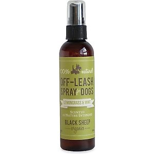 Black Sheep Organics Off-Leash Lemongrass & Mint Dog Spray, 4-oz bottle