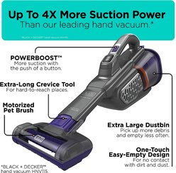 Black+Decker Dustbuster AdvancedClean+ Pet Cordless Hand Vacuum Cleaner slide 2 of 6