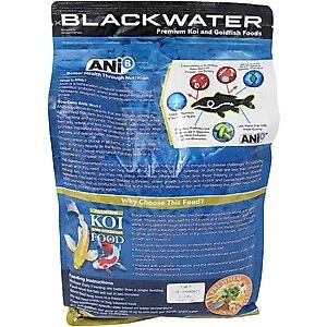 Blackwater Premium Koi and Goldfish Food Color Enhancing Pellet Fish Food, 5-lb bag