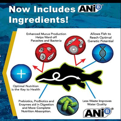 Show full view: Blackwater Premium Koi and Goldfish Food Color Enhancing Pellet Fish Food, 5-lb bag slide 3 of 7