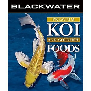 Blackwater Premium Koi and Goldfish Food Color Enhancing Pellet Fish Food, 5-lb bag