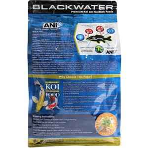 Blackwater Premium Koi and Goldfish Food Max Growth Small Pellet Fish Food, 5-lb bag