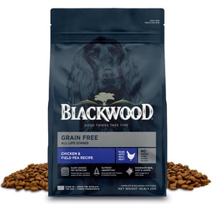 Blackwood Adult Grain-Free Chicken & Field Pea Recipe Dry Dog Food, 10-lb bag