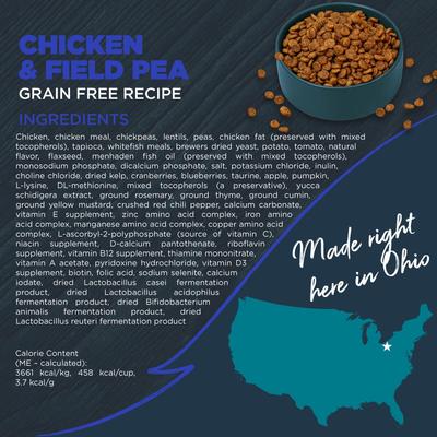 Show full view: Blackwood Adult Grain-Free Chicken & Field Pea Recipe Dry Dog Food, 10-lb bag slide 3 of 11