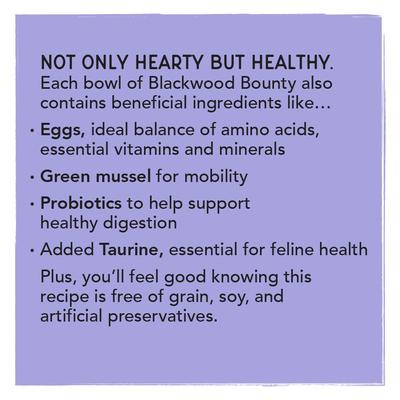 Show full view: Blackwood Bounty Grain-Free Cod & Carp Recipe Dry Cat Food, 10-lb bag slide 4 of 7