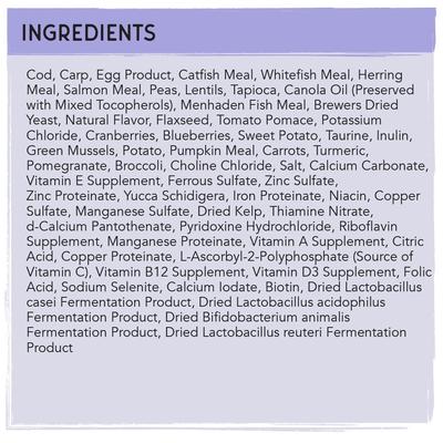 Show full view: Blackwood Bounty Grain-Free Cod & Carp Recipe Dry Cat Food, 10-lb bag slide 6 of 7