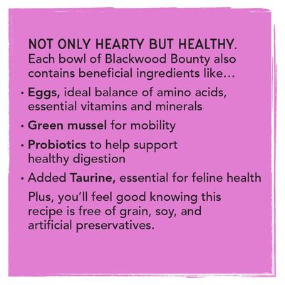 Show full view: Blackwood Bounty Grain-Free Red Meat Recipe Dry Cat Food, 10-lb bag slide 4 of 7