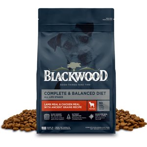 Blackwood Complete & Balanced Diet Adult Lamb Meal & Chicken Meal with Ancient Grains Recipe Dry Dog Food, 4.5-lb bag