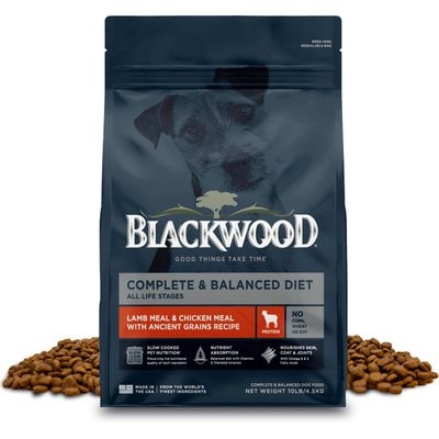 Blackwood Blackwood Complete & Balanced Diet Lamb Meal & Chicken Meal with Ancient Grains Slow Cooked Dry Dog Food, 10-lb bag