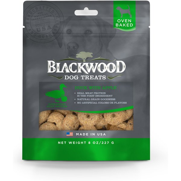Blackwood Duck & Apple Oven Baked Dog Treats, 8-oz bag