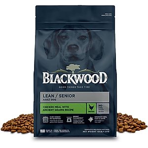 Blackwood Lean Senior Chicken Meal with Ancient Grains Recipe Dry Dog Food, 10-lb bag