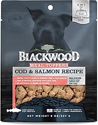 Blackwood Meal Toppers Cod & Salmon Recipe High-Protein Freeze-Dried Dog Food Topper, 8-oz bag