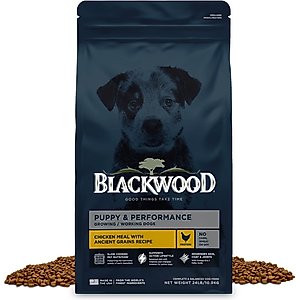 Blackwood Puppy Performance, Growing & Working Chicken Meal with Ancient Grain Recipe Dry Dog Food, 24-lb bag