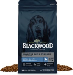 Blackwood Sensitive Skin & Stomach Adult Catfish Meal with Ancient Grains Recipe Dry Dog Food, 24-lb bag