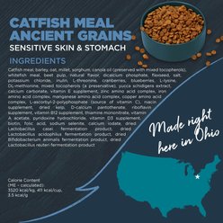 Blackwood Sensitive Skin & Stomach Catfish Meal with Ancient Grains Recipe All Life Stages Dry Dog Food, 24-lb bag slide 2 of 9