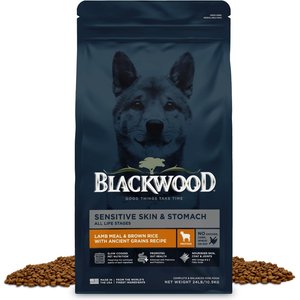 Blackwood Sensitive Skin & Stomach Adult Lamb Meal & Brown Rice with Ancient Grains Dry Dog Food, 24-lb bag