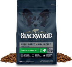 Blackwood Small Breed All Life Stages Grain-Free Turkey & Lentils Recipe Dry Dog Food, 10-lb bag