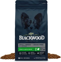 Blackwood Small Breed All Life Stages Grain-Free Turkey & Lentils Recipe Dry Dog Food, 24-lb bag