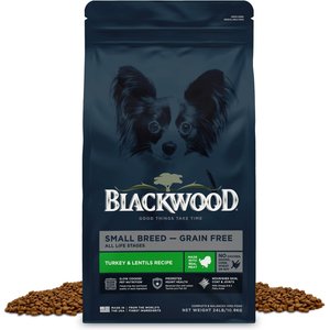 Blackwood Small Breed All Life Stages Grain-Free Turkey & Lentils Recipe Dry Dog Food, 24-lb bag