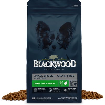 Blackwood Blackwood Small Breed Grain-Free Turkey & Lentils Slow Cooked Dry Dog Food, 24-lb bag