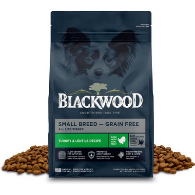 Blackwood Blackwood Small Breed Grain-Free Turkey & Lentils Slow Cooked Dry Dog Food, 4.5-lb bag