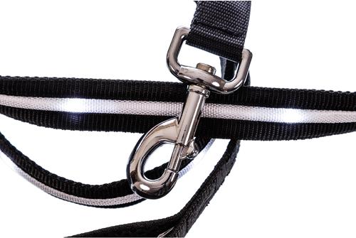 Show full view: Blazin LED Dog Leash, Black, Large slide 3 of 9