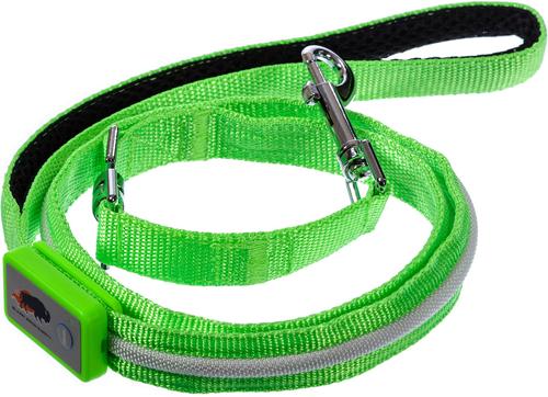 Show full view: Blazin LED Dog Leash, Green, Small slide 2 of 6