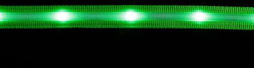 Show full view: Blazin LED Dog Leash, Green, Small slide 5 of 6