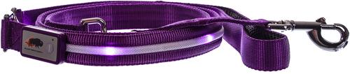 Show full view: Blazin LED Dog Leash, Purple, Large slide 2 of 9