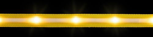 Show full view: Blazin LED Dog Leash, Yellow, Large slide 3 of 8