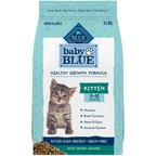 Blue Buffalo Baby Blue Healthy Growth Formula Grain-Free High Protein Chicken & Pea Recipe Kitten Dry Food, 2-lb bag
