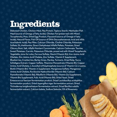 Show full view: Blue Buffalo Baby Blue Healthy Growth Formula Grain-Free High Protein Chicken & Pea Recipe Kitten Dry Food, 2-lb bag slide 6 of 11