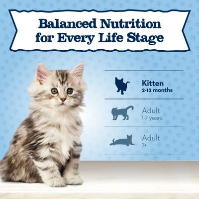 Show full view: Blue Buffalo Baby Blue Healthy Growth Formula Grain-Free High Protein Chicken & Pea Recipe Kitten Dry Food, 2-lb bag slide 9 of 11