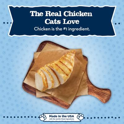 Show full view: Blue Buffalo Baby BLUE Healthy Growth Formula Grain-Free High Protein, Natural Kitten Dry Cat Food, Chicken & Pea Recipe 2-lb + Pate Wet Food Variety Pack, Chicken, Salmon slide 8 of 10