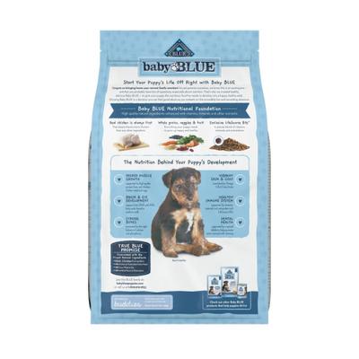 Show full view: Blue Buffalo Baby Blue Healthy Growth Formula Natural Chicken & Brown Rice Recipe Puppy Dry Food, 8-lb bundle slide 4 of 11