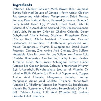 Show full view: Blue Buffalo Baby Blue Healthy Growth Formula Natural Chicken & Brown Rice Recipe Puppy Dry Food, 8-lb bundle slide 8 of 11