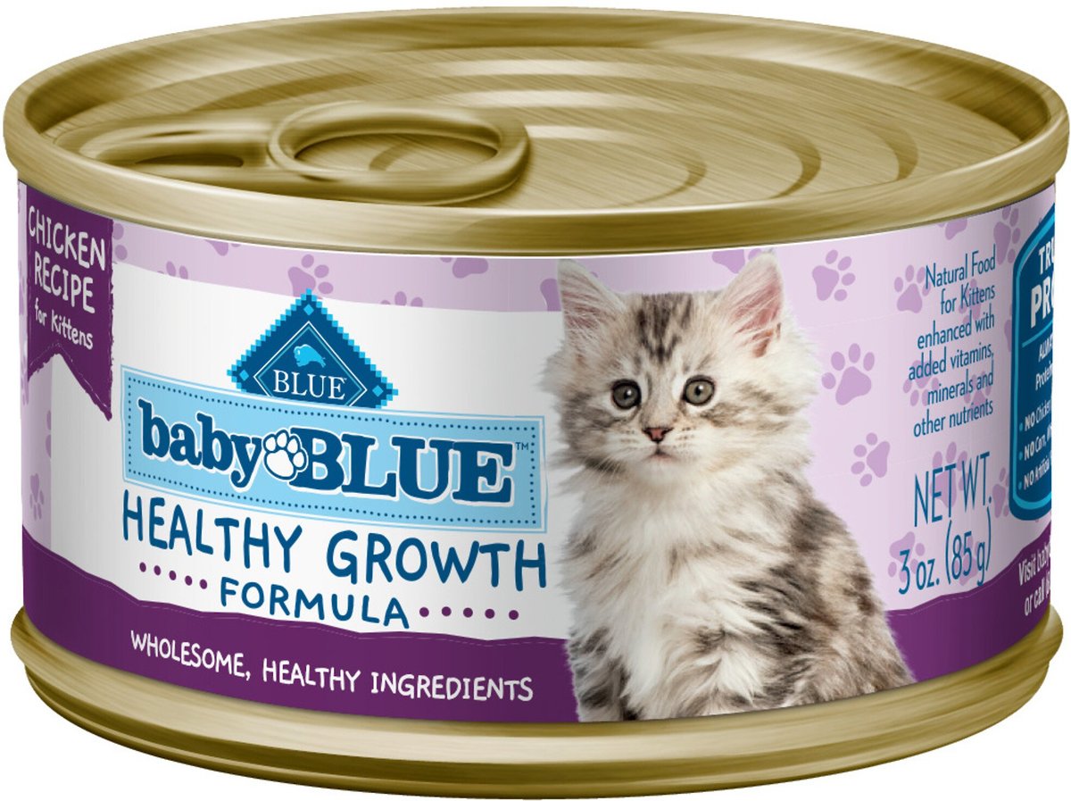 Blue Buffalo Baby Blue Healthy Growth Formula Natural Chicken Recipe Kitten Wet Food