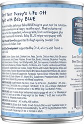 Blue Buffalo Baby Blue Healthy Growth Formula Natural Chicken & Vegetable Recipe Puppy Wet Food, 12.5-oz cans, case of 12 slide 2 of 9