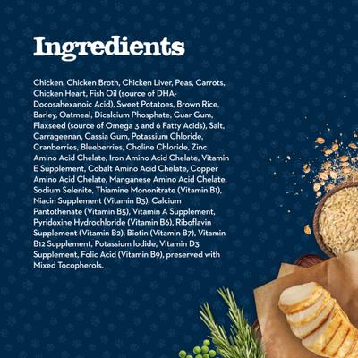 Show full view: Blue Buffalo Baby BLUE Healthy Growth Formula Natural Large Breed Puppy Dry Dog Food, Chicken & Brown Rice Recipe 24-lb + Wet Food, Chicken & Vegetable Recipe slide 8 of 10