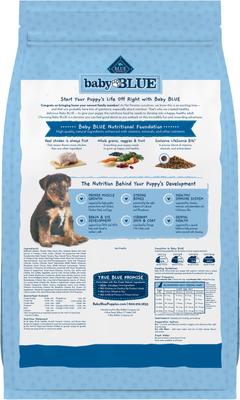 Show full view: Blue Buffalo Baby BLUE Healthy Growth Formula Natural Puppy Dry Dog Food, Chicken & Brown Rice Recipe 11-lb + Wet Food, Chicken & Vegetable Recipe slide 3 of 9