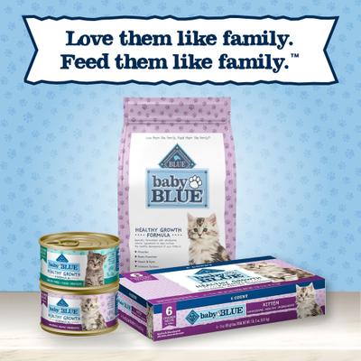 Show full view: Blue Buffalo Baby BLUE Kitten Chicken & Brown Rice Recipe Dry Cat Food, 2-lb bag slide 10 of 11