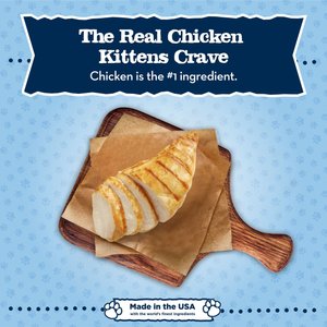 Blue Buffalo Baby BLUE Kitten Chicken & Brown Rice Recipe Dry Cat Food, 5-lb bag