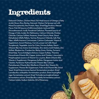 Show full view: Blue Buffalo Baby BLUE Kitten Chicken & Brown Rice Recipe Dry Cat Food, 5-lb bag slide 6 of 11