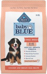 Blue Buffalo Baby BLUE Large Breed Puppy Chicken & Brown Rice Recipe Dry Dog Food, 24-lb bag