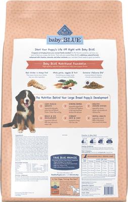 Show full view: Blue Buffalo Baby BLUE Large Breed Puppy Chicken & Brown Rice Recipe Dry Dog Food, 24-lb bag slide 3 of 11