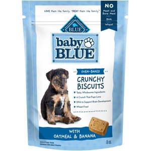 Blue Buffalo Baby Blue Oatmeal & Banana Puppy Treats, 8-oz bag