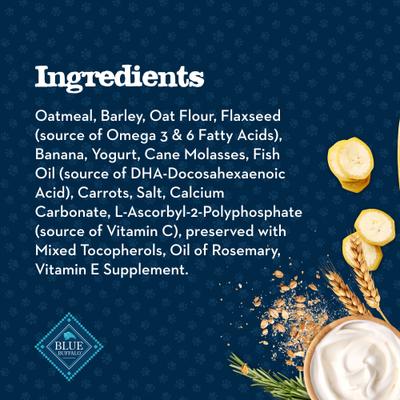 Show full view: Blue Buffalo Baby Blue Oatmeal & Banana Puppy Treats, 8-oz bag slide 6 of 11